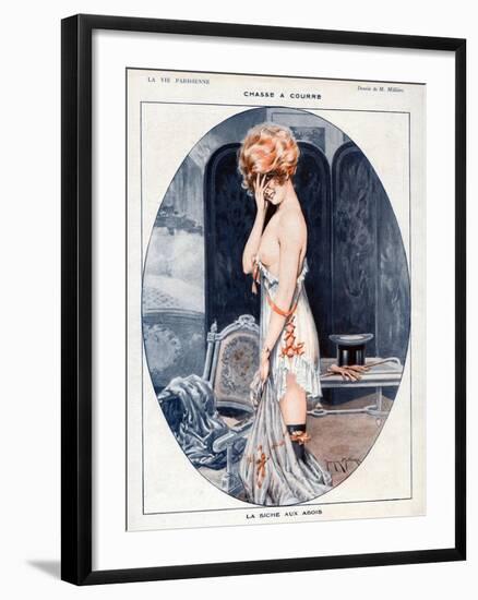 La Vie Parisienne, Maurice Milliere, 1918, France-null-Framed Giclee Print