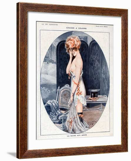 La Vie Parisienne, Maurice Milliere, 1918, France-null-Framed Giclee Print