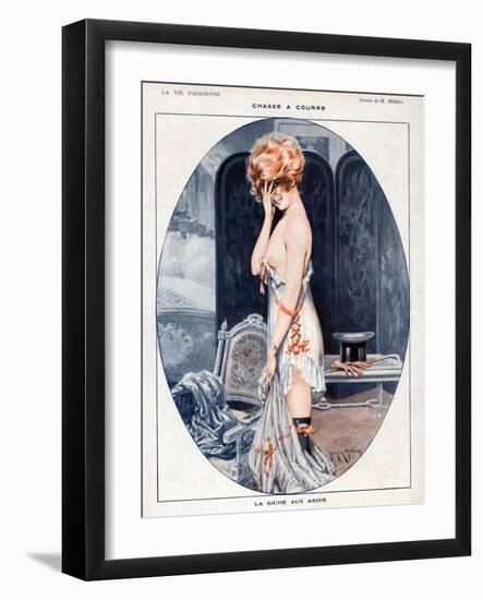 La Vie Parisienne, Maurice Milliere, 1918, France-null-Framed Giclee Print