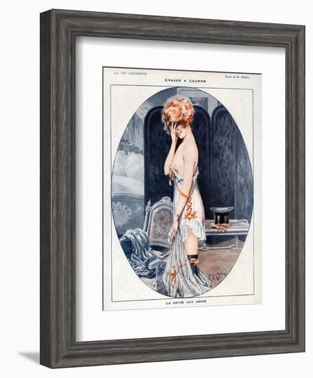 La Vie Parisienne, Maurice Milliere, 1918, France--Framed Giclee Print