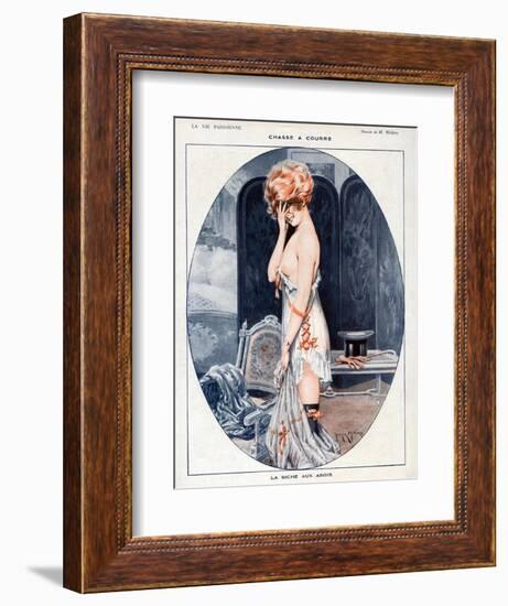 La Vie Parisienne, Maurice Milliere, 1918, France-null-Framed Giclee Print