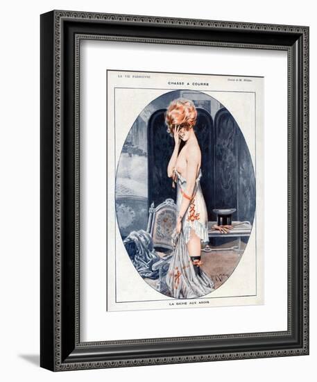 La Vie Parisienne, Maurice Milliere, 1918, France--Framed Giclee Print