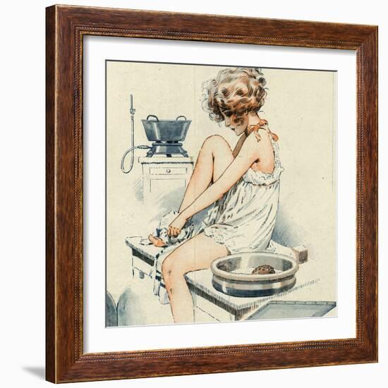 La Vie Parisienne, Maurice Milliere, 1919, France--Framed Giclee Print