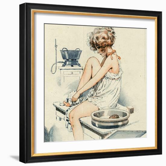 La Vie Parisienne, Maurice Milliere, 1919, France--Framed Giclee Print