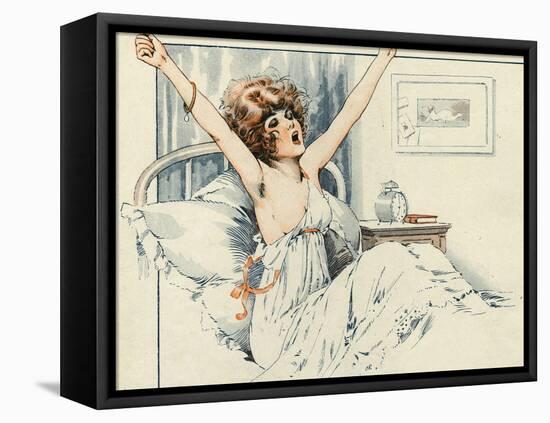 La Vie Parisienne, Maurice Milliere, 1919, France-null-Framed Premier Image Canvas