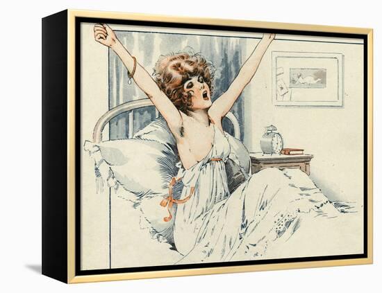 La Vie Parisienne, Maurice Milliere, 1919, France-null-Framed Premier Image Canvas