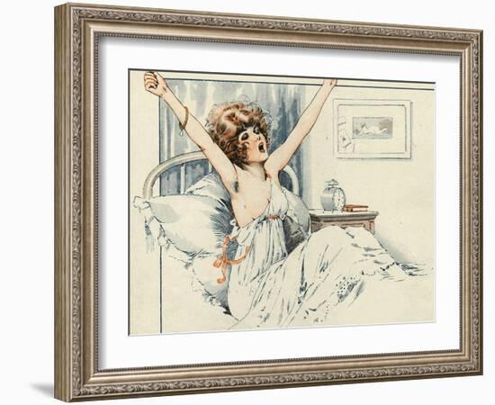 La Vie Parisienne, Maurice Milliere, 1919, France-null-Framed Giclee Print