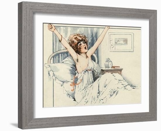 La Vie Parisienne, Maurice Milliere, 1919, France-null-Framed Giclee Print