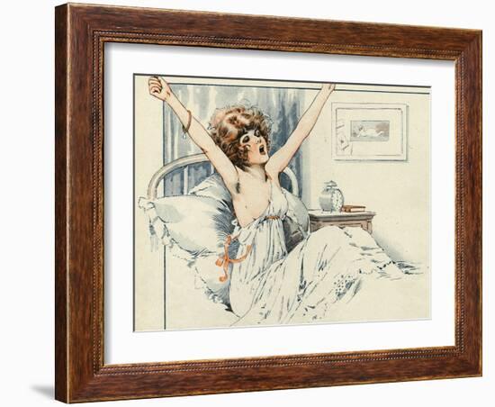 La Vie Parisienne, Maurice Milliere, 1919, France-null-Framed Giclee Print