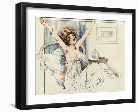 La Vie Parisienne, Maurice Milliere, 1919, France-null-Framed Giclee Print