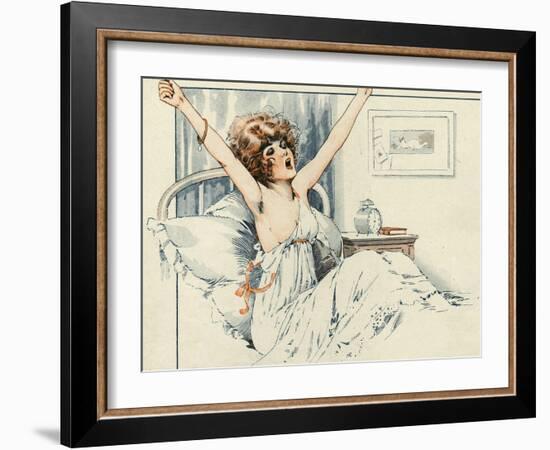 La Vie Parisienne, Maurice Milliere, 1919, France-null-Framed Giclee Print