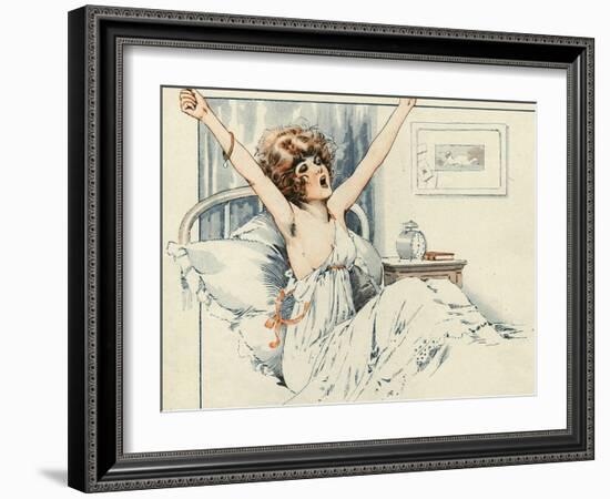 La Vie Parisienne, Maurice Milliere, 1919, France-null-Framed Giclee Print