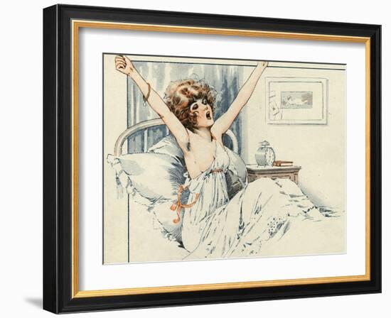 La Vie Parisienne, Maurice Milliere, 1919, France-null-Framed Giclee Print