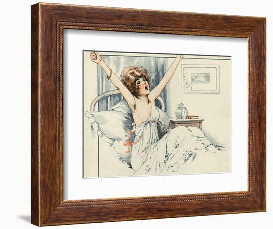 La Vie Parisienne, Maurice Milliere, 1919, France-null-Framed Giclee Print