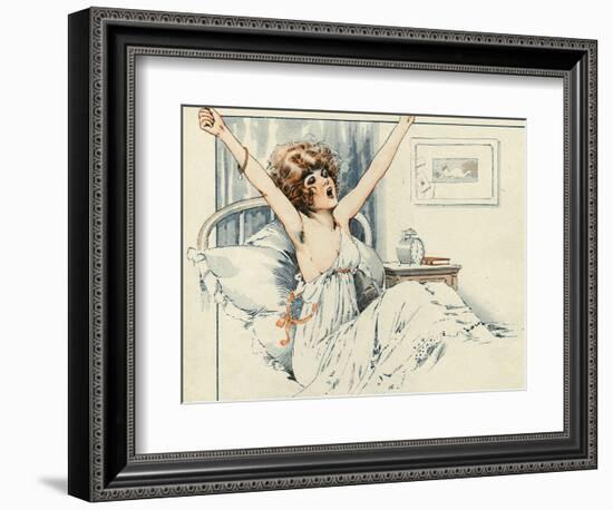 La Vie Parisienne, Maurice Milliere, 1919, France-null-Framed Giclee Print