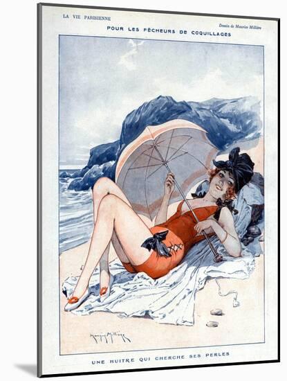 La Vie Parisienne, Maurice Milliere, 1919, France-null-Mounted Giclee Print