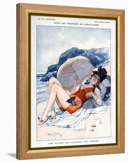 La Vie Parisienne, Maurice Milliere, 1919, France-null-Framed Premier Image Canvas