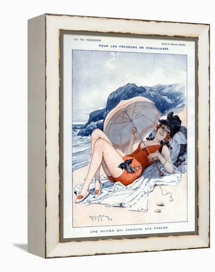 La Vie Parisienne, Maurice Milliere, 1919, France-null-Framed Premier Image Canvas