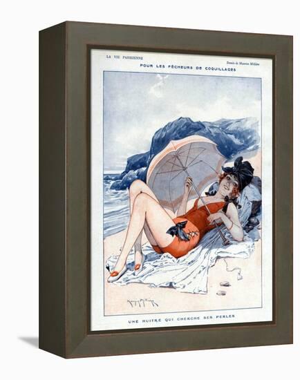 La Vie Parisienne, Maurice Milliere, 1919, France-null-Framed Premier Image Canvas