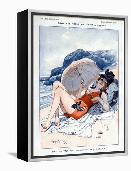 La Vie Parisienne, Maurice Milliere, 1919, France-null-Framed Premier Image Canvas