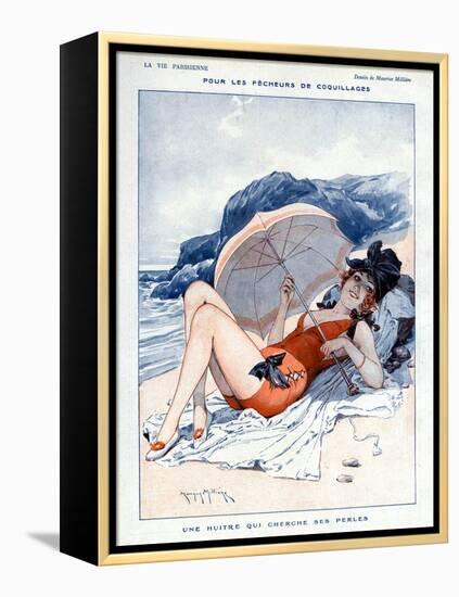 La Vie Parisienne, Maurice Milliere, 1919, France-null-Framed Premier Image Canvas