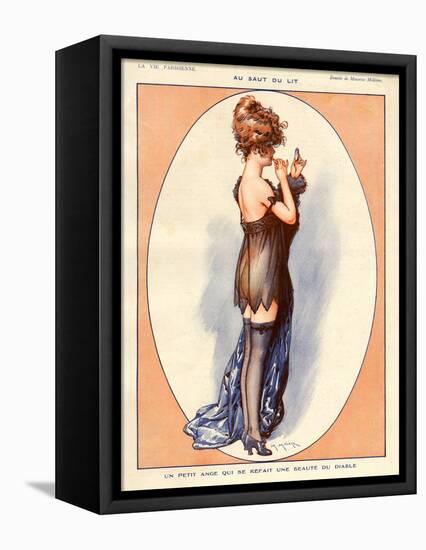 La Vie Parisienne, Maurice Milliere, 1920, France-null-Framed Premier Image Canvas