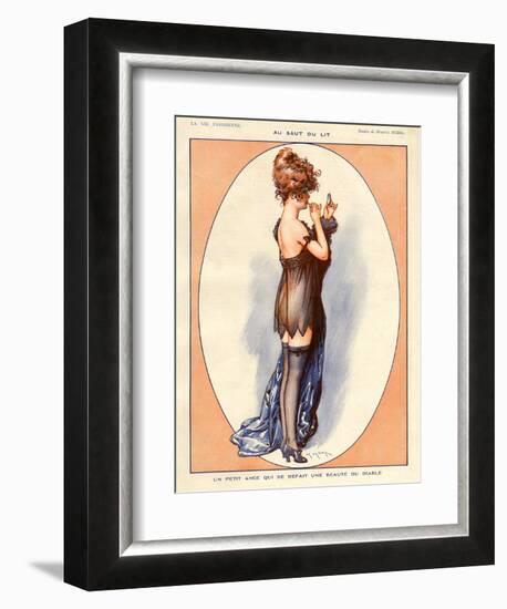 La Vie Parisienne, Maurice Milliere, 1920, France-null-Framed Giclee Print