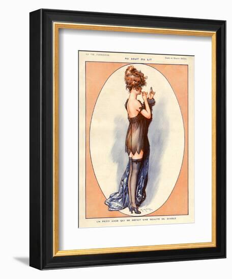 La Vie Parisienne, Maurice Milliere, 1920, France-null-Framed Giclee Print