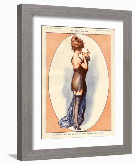 La Vie Parisienne, Maurice Milliere, 1920, France-null-Framed Giclee Print