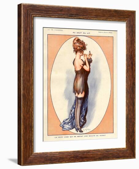 La Vie Parisienne, Maurice Milliere, 1920, France-null-Framed Giclee Print