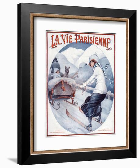 La Vie Parisienne, Maurice Milliere, 1923, France-null-Framed Giclee Print