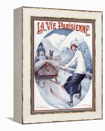 La Vie Parisienne, Maurice Milliere, 1923, France-null-Framed Premier Image Canvas