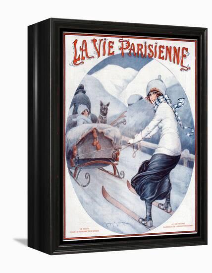 La Vie Parisienne, Maurice Milliere, 1923, France-null-Framed Premier Image Canvas