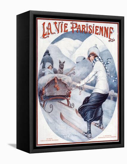 La Vie Parisienne, Maurice Milliere, 1923, France-null-Framed Premier Image Canvas