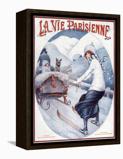 La Vie Parisienne, Maurice Milliere, 1923, France-null-Framed Premier Image Canvas