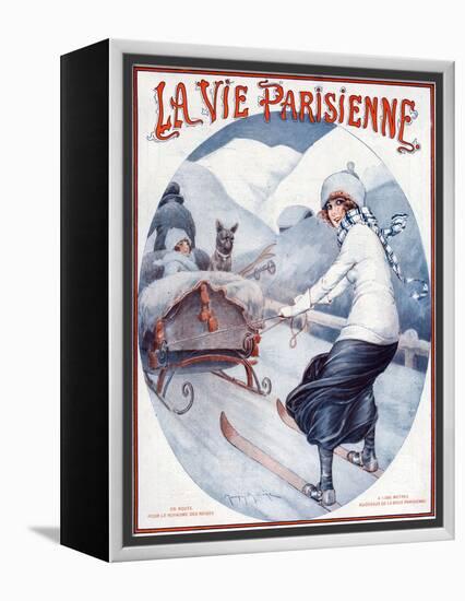 La Vie Parisienne, Maurice Milliere, 1923, France-null-Framed Premier Image Canvas