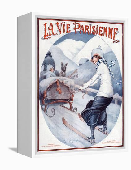 La Vie Parisienne, Maurice Milliere, 1923, France-null-Framed Premier Image Canvas