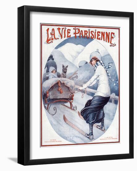 La Vie Parisienne, Maurice Milliere, 1923, France-null-Framed Giclee Print