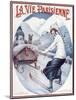 La Vie Parisienne, Maurice Milliere, 1923, France-null-Mounted Giclee Print