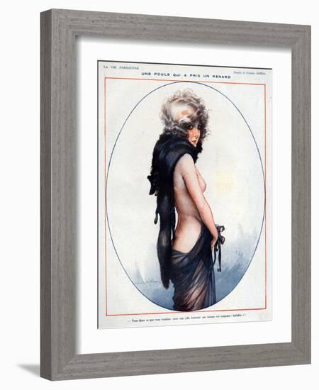 La Vie Parisienne, Maurice Milliere, 1923, France-null-Framed Giclee Print