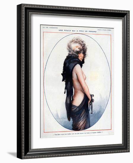 La Vie Parisienne, Maurice Milliere, 1923, France-null-Framed Giclee Print