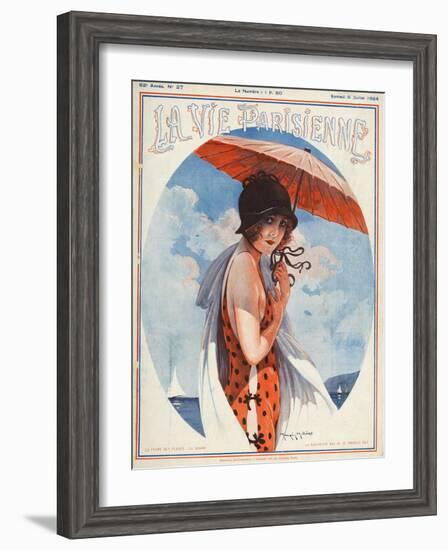 La Vie Parisienne, Maurice Milliere, 1924, France-null-Framed Giclee Print