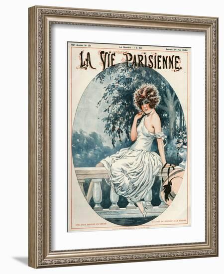 La Vie Parisienne, Maurice Milliere, 1924, France-null-Framed Giclee Print