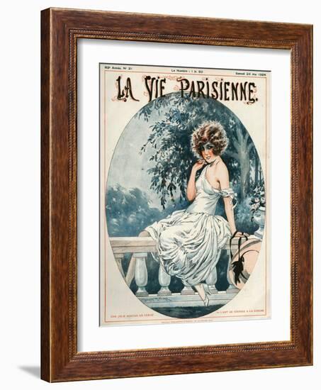 La Vie Parisienne, Maurice Milliere, 1924, France-null-Framed Giclee Print