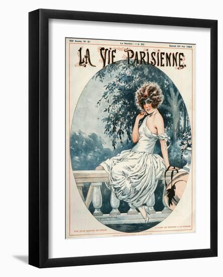 La Vie Parisienne, Maurice Milliere, 1924, France-null-Framed Giclee Print