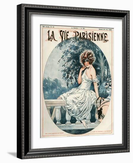 La Vie Parisienne, Maurice Milliere, 1924, France-null-Framed Giclee Print