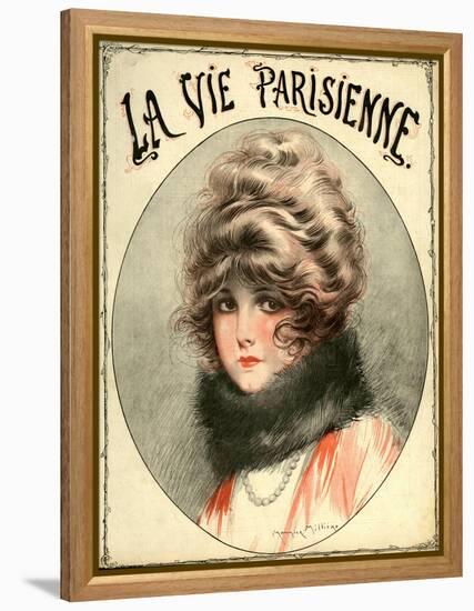 La Vie Parisienne, Maurice Milliere, France-null-Framed Premier Image Canvas