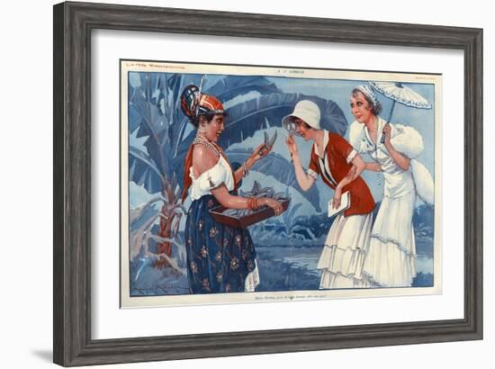 La Vie Parisienne, Maurice Milliere, France-null-Framed Giclee Print