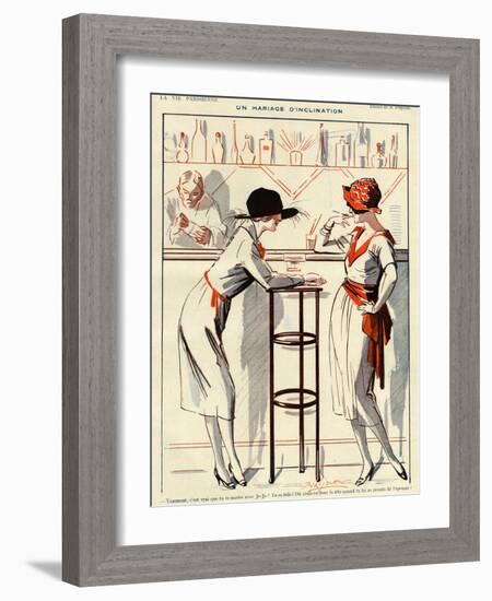 La Vie Parisienne, Prejelan, 1920, France-null-Framed Giclee Print