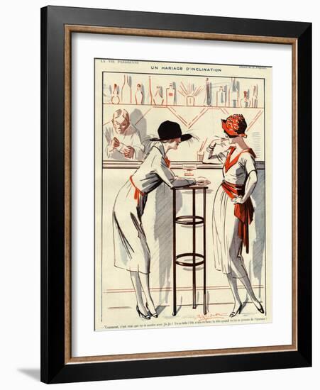La Vie Parisienne, Prejelan, 1920, France-null-Framed Giclee Print
